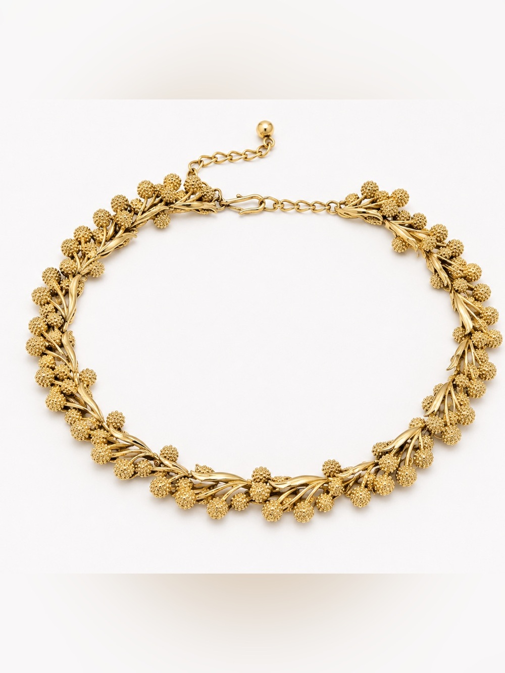 1960s Vintage Trifari Berry and Leaf Necklace